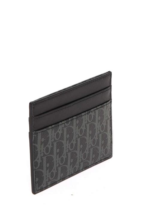 dior card holder mens price|Dior canvas card holder.